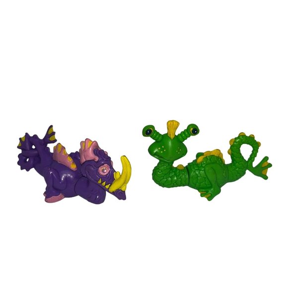 1986 Mix 'Em Up Monsters Set Purple & Green - Picture 6 of 13